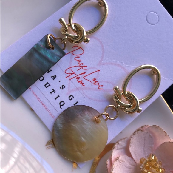 Sand and Sea Earrings - Picture 3 of 5